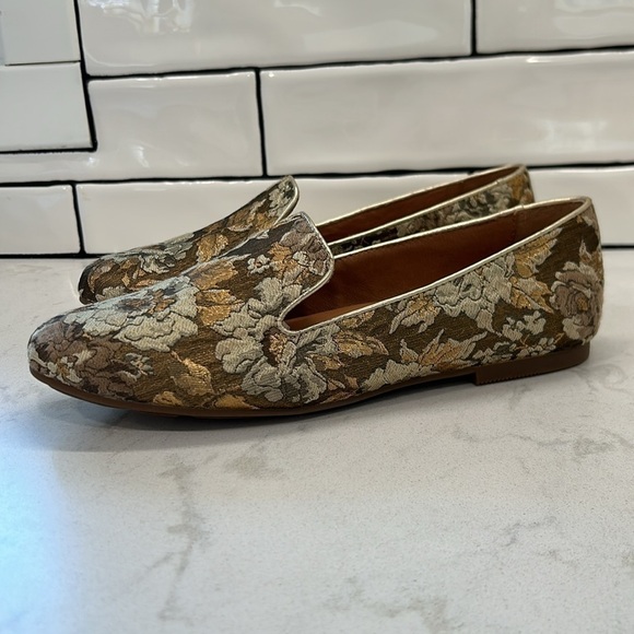 Gentle Souls by Kenneth Cole Eugene Floral Tapestry Retro Flat Loafers Size 8.5 - Picture 14 of 16